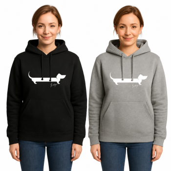Dackelhoodie „Laaaaaanger Dackel“, Ansicht 2