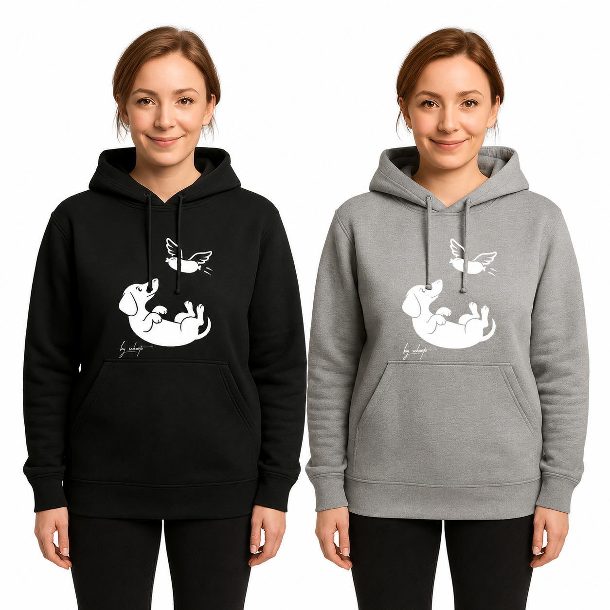 Dackelhoodie „Wurstie“, Ansicht 4