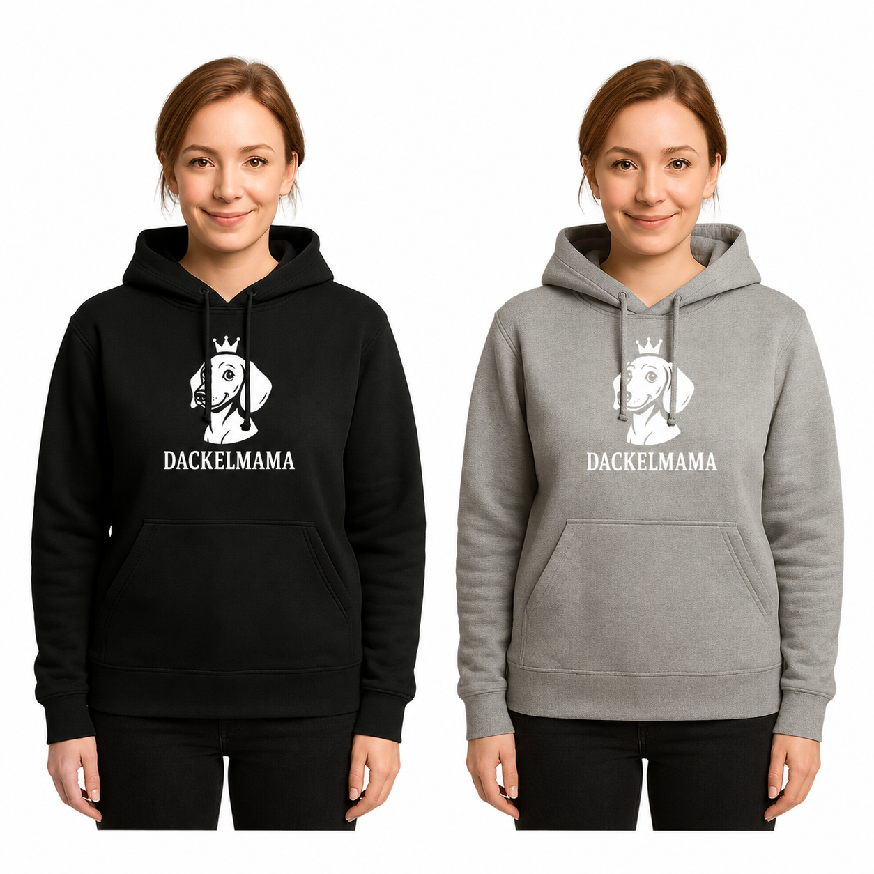 Dackelhoodie „Dackelmama“, Ansicht 4