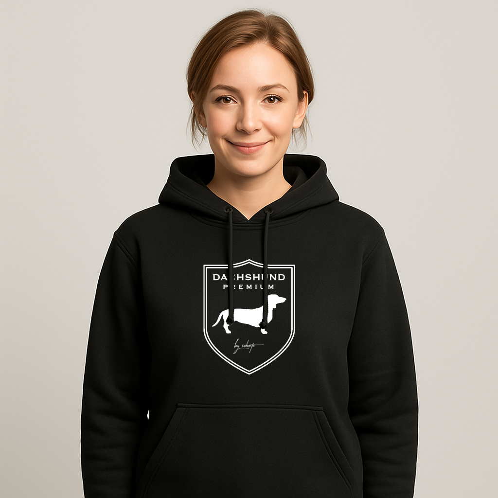Dackelhoodie „Dackelwappen“, Ansicht 4