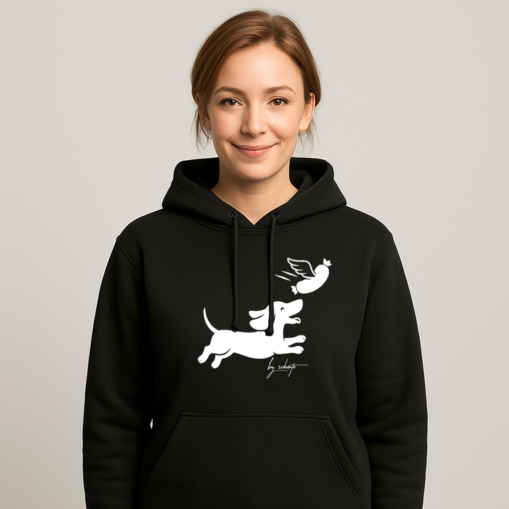 Dackelhoodie „Wurstjäger“, Ansicht 4