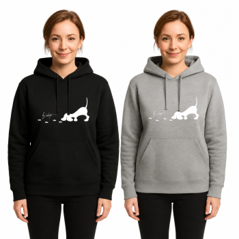 Dackelhoodie „Schnüffeln“, Ansicht 2