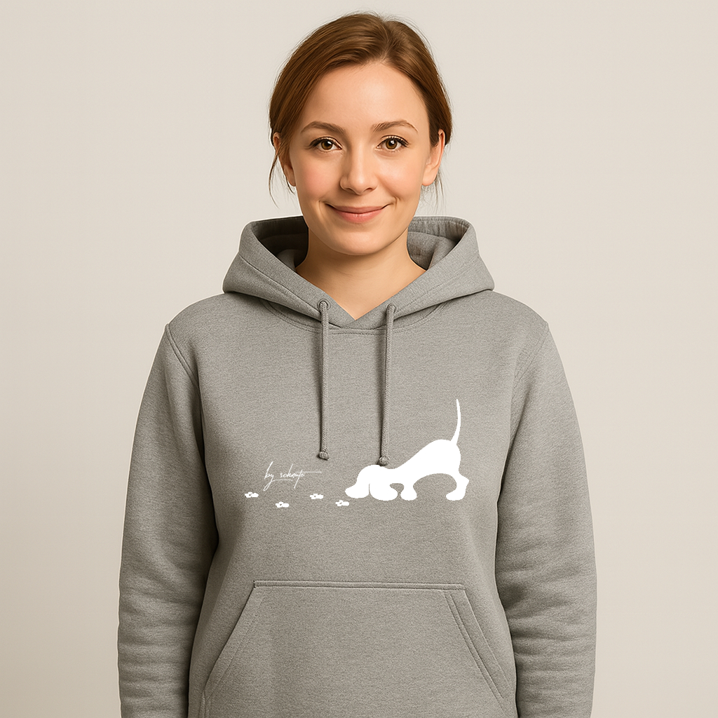 Dackelhoodie „Schnüffeln“, Ansicht 3