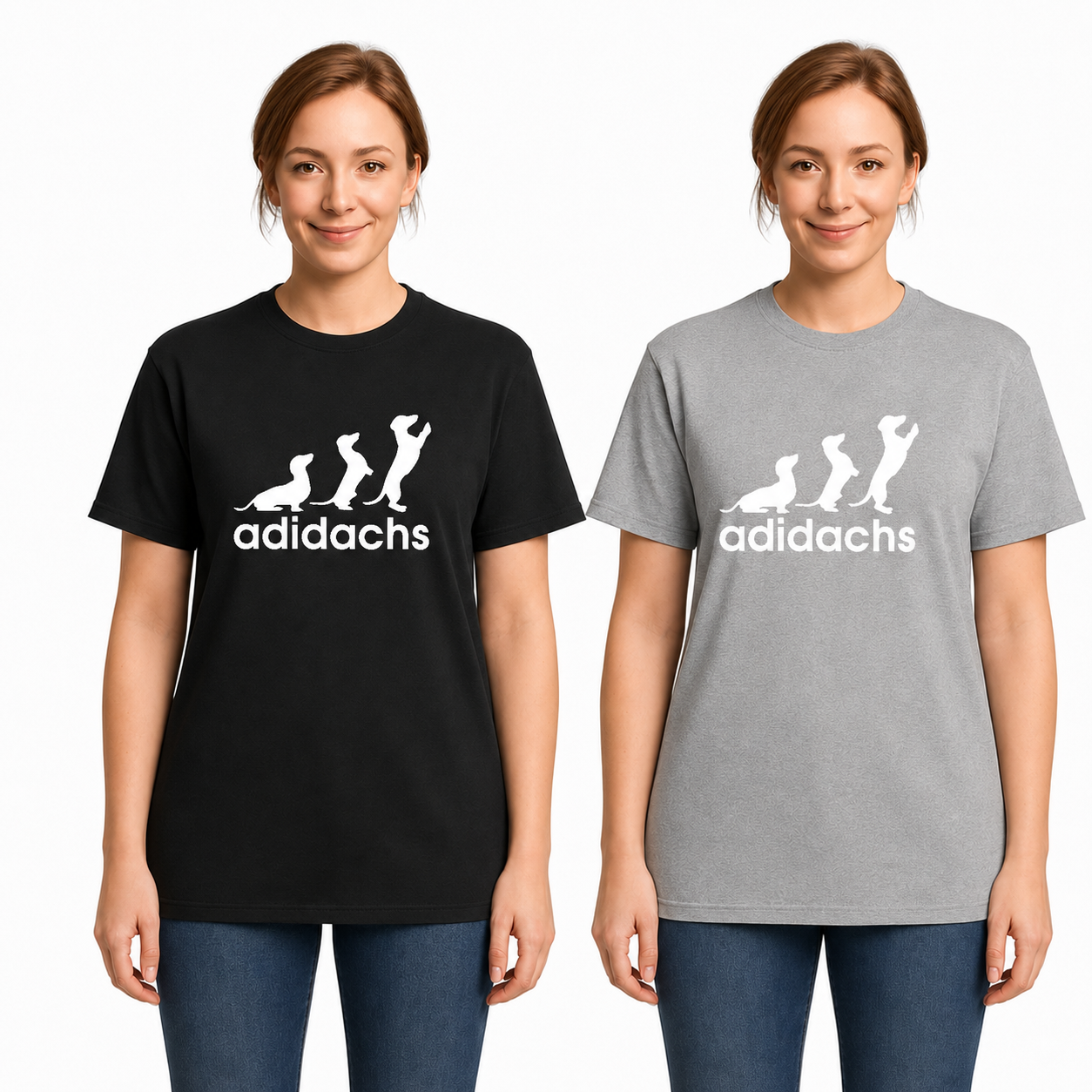 Dackel Shirt „adidachs“, Ansicht 2