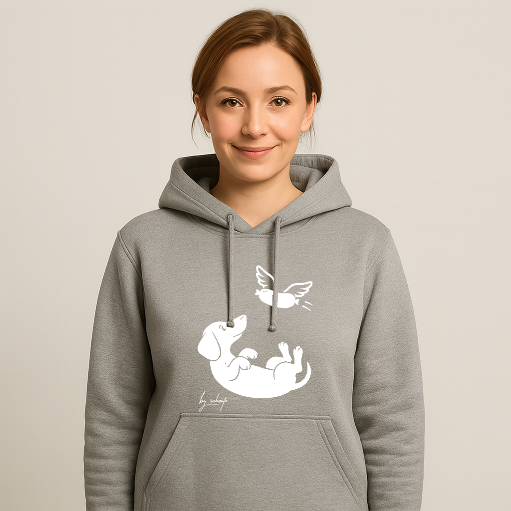 Dackelhoodie „Wurstie“, Ansicht 3